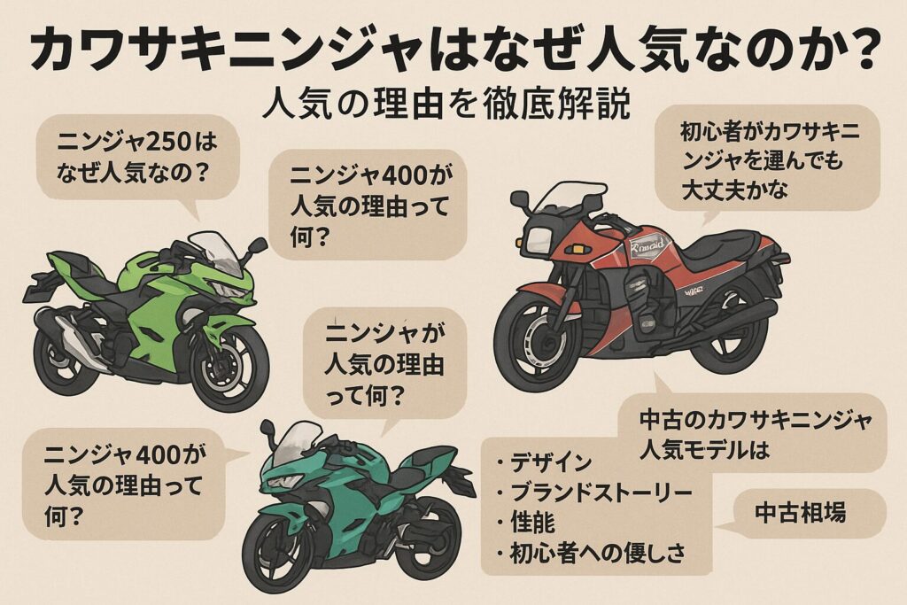 カワサキニンジャはなぜ人気なのか　歴代モデルから理由を深掘り解説