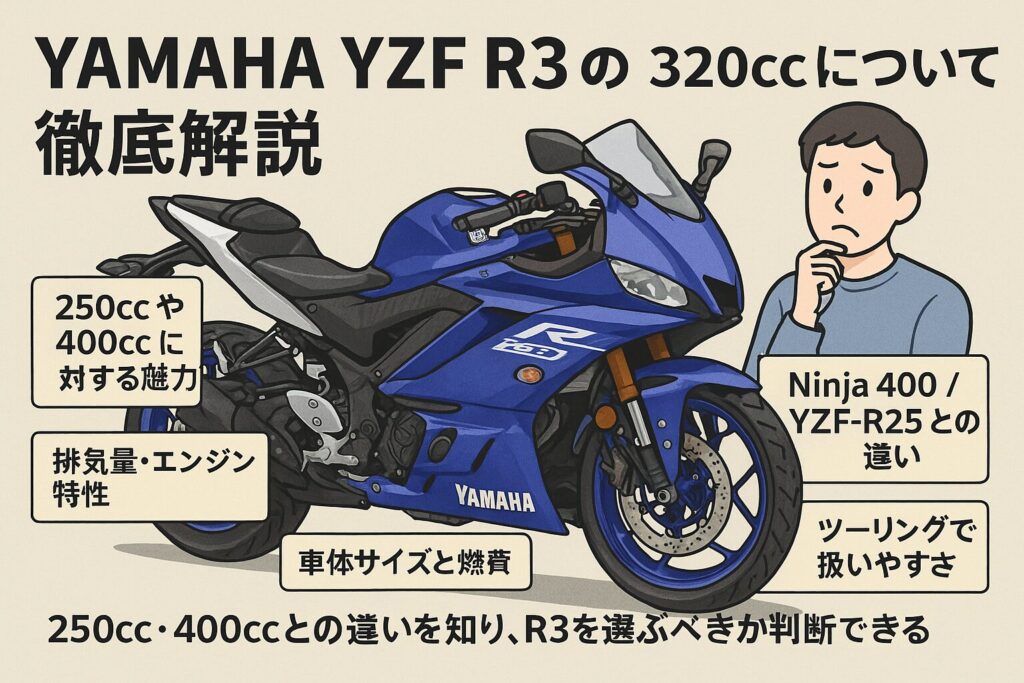 YAMAHA YZF R3のCC(排気量)と魅力を徹底解説する最新ガイド